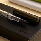 Monteverde MP1 Fountain Pen - Coal Grey PVD - penpencilink