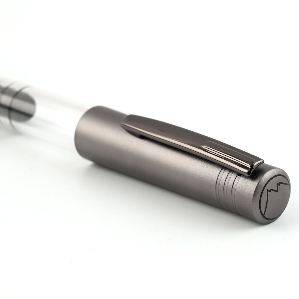 Monteverde MP1 Fountain Pen - Coal Grey PVD - penpencilink
