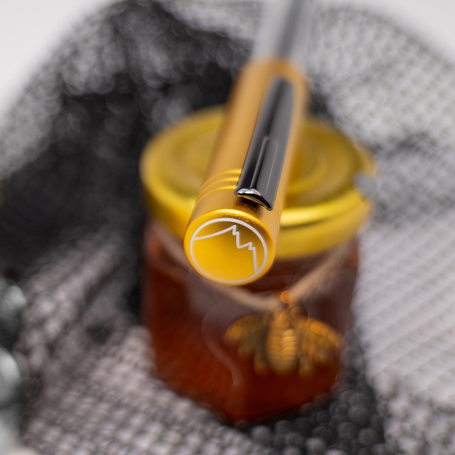 Monteverde MP1 Fountain Pen - Honey Yellow PVD - penpencilink