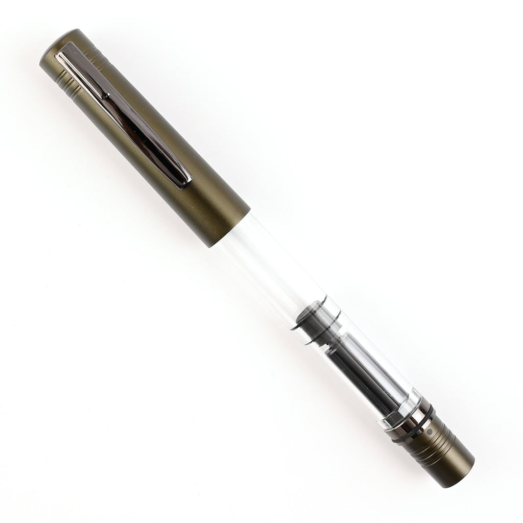 Monteverde MP1 Fountain Pen - Olive Green RT - penpencilink