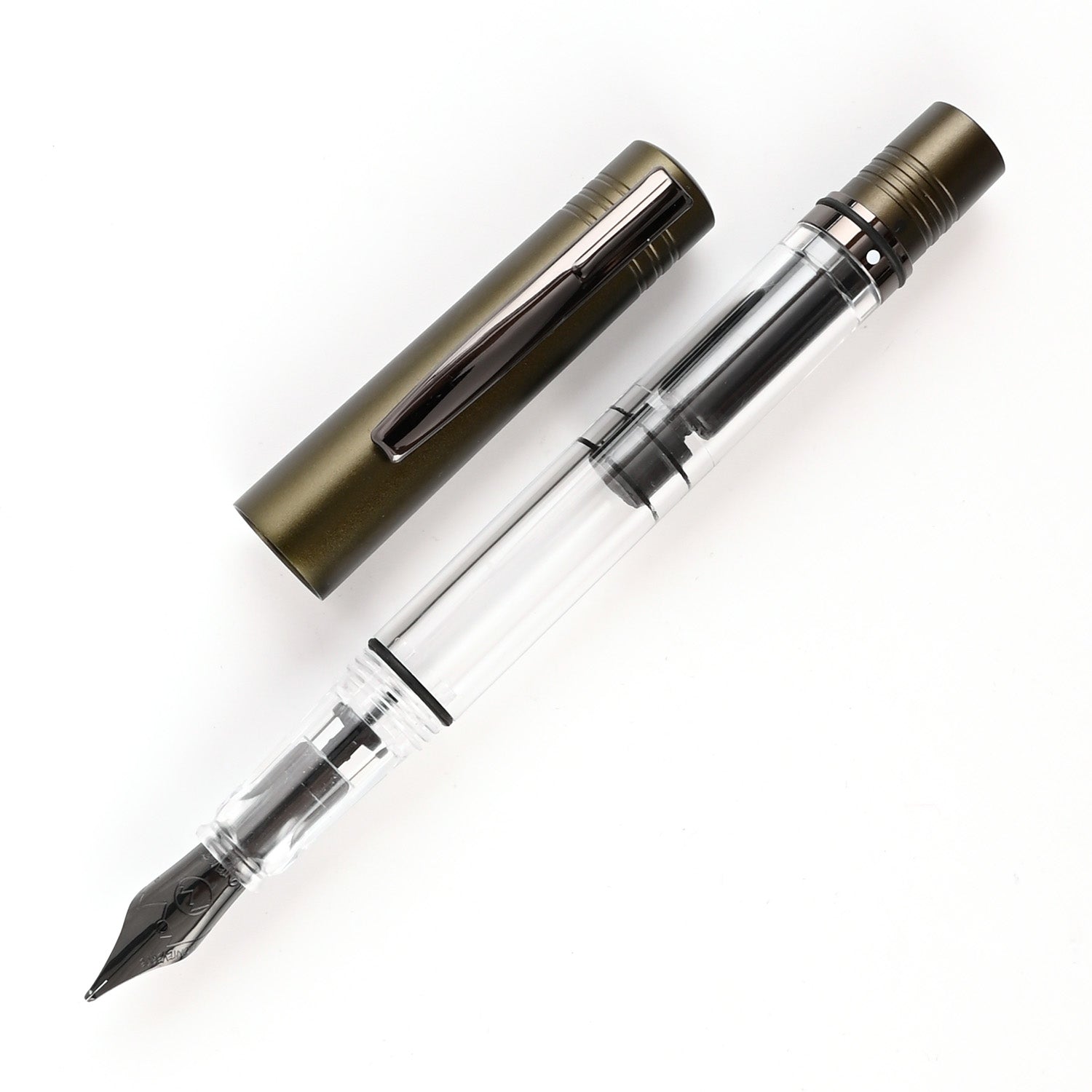Monteverde MP1 Fountain Pen - Olive Green RT - penpencilink
