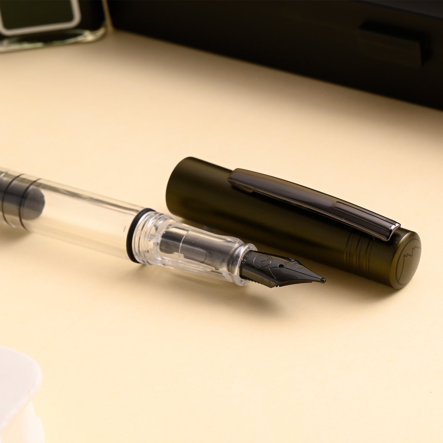 Monteverde MP1 Fountain Pen - Olive Green RT - penpencilink