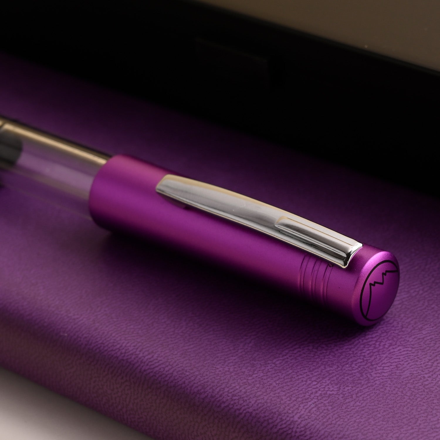 Monteverde MP1 Fountain Pen - Purple Frost CT - penpencilink