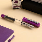 Monteverde MP1 Fountain Pen - Purple Frost CT - penpencilink