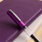 Monteverde MP1 Fountain Pen - Purple Frost CT - penpencilink