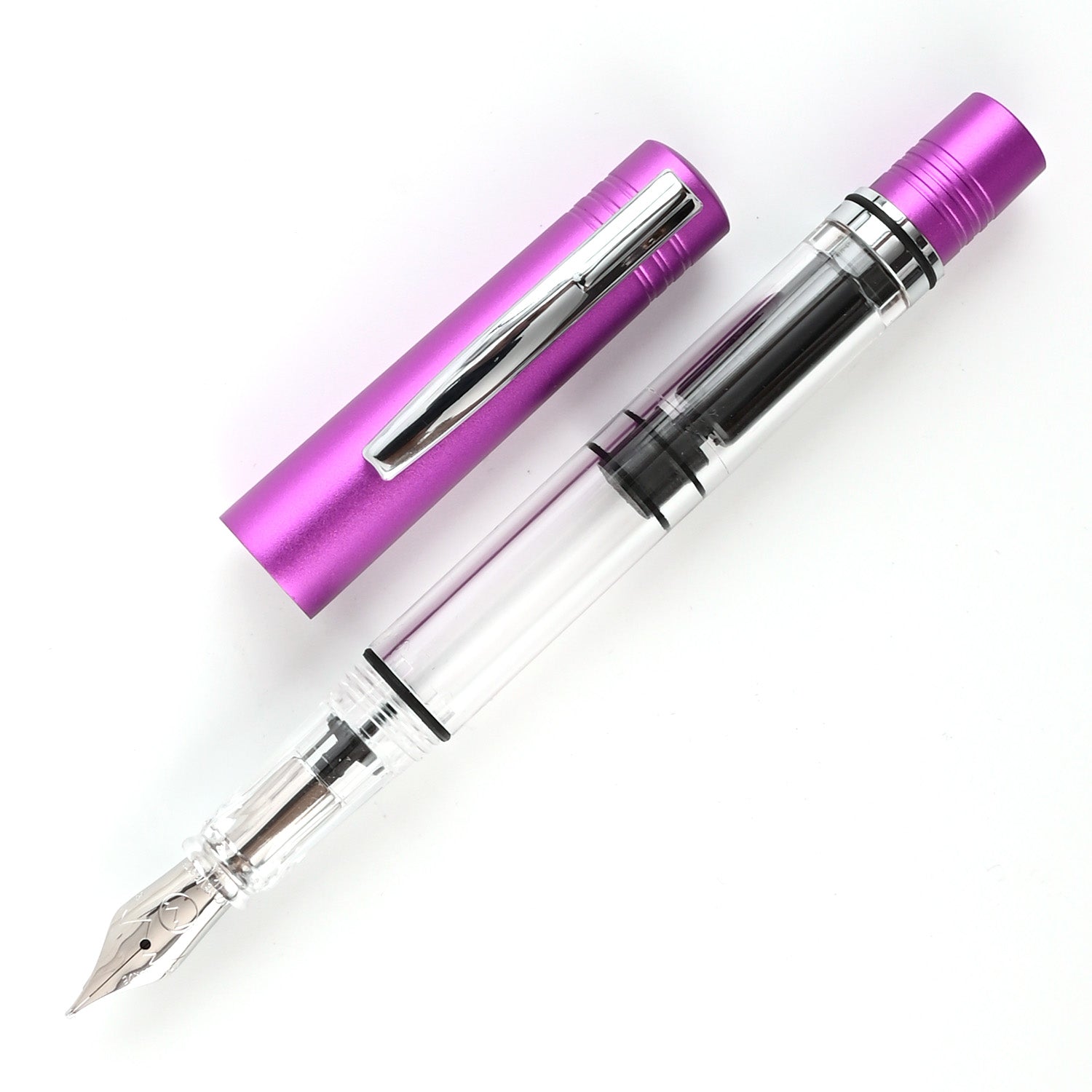 Monteverde MP1 Fountain Pen - Purple Frost CT - penpencilink