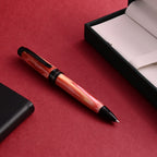 Monteverde Prima Ball Pen - Red Swirl BT - penpencilink