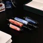 Monteverde Prima Fountain Pen - Red Swirl BT - penpencilink