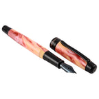 Monteverde Prima Fountain Pen - Red Swirl BT - penpencilink