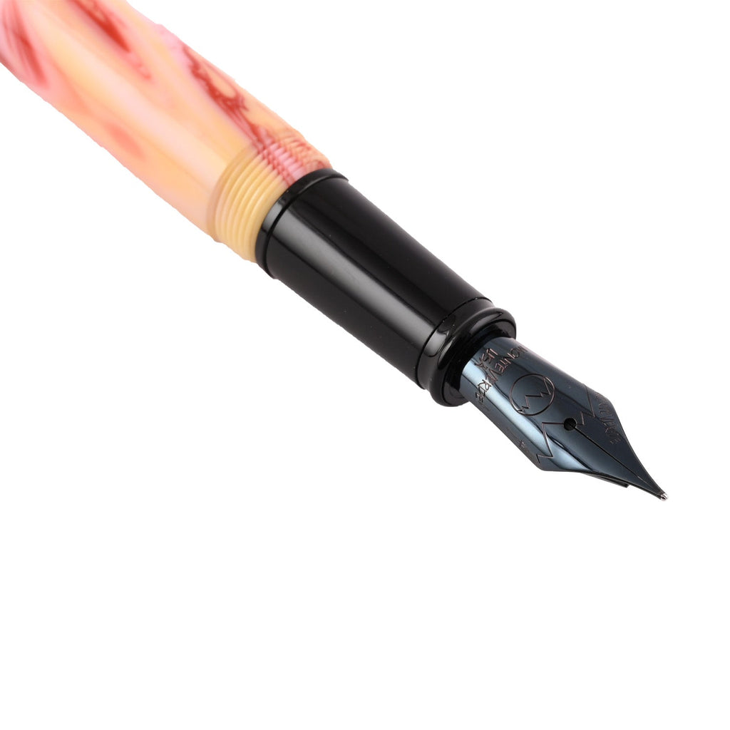 Monteverde Prima Fountain Pen - Red Swirl BT - penpencilink