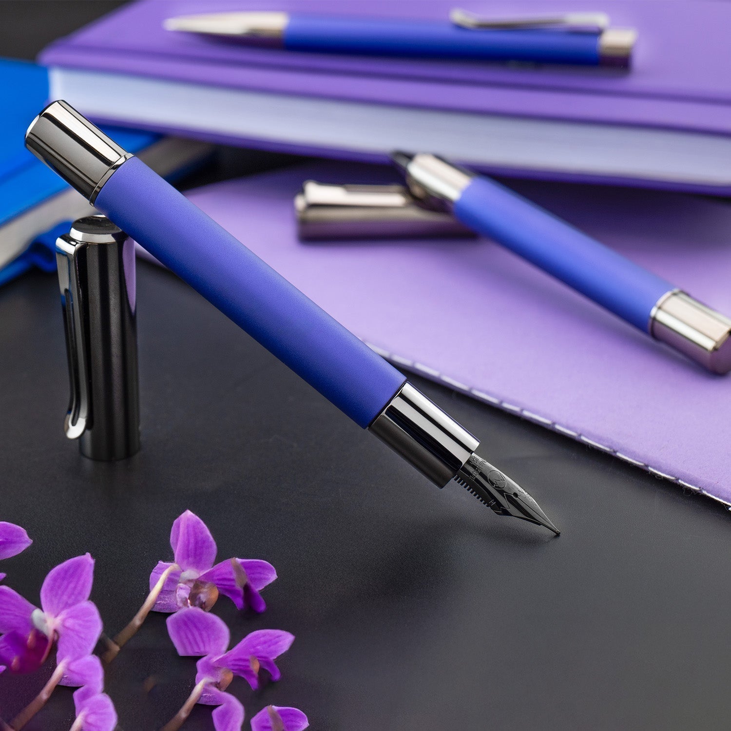 Monteverde Ritma Fountain Pen - Midnight Orchid RT (Special Edition) - penpencilink