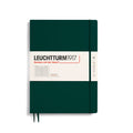 LEUCHTTURM1917 RULED NOTEBOOK MASTER SLIM A4+ (123Pages)-FOREST GREEN