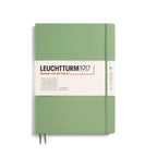 LEUCHTTURM1917 RULED NOTEBOOK  MASTER SLIM A4+ (123 Pages)-SAGE