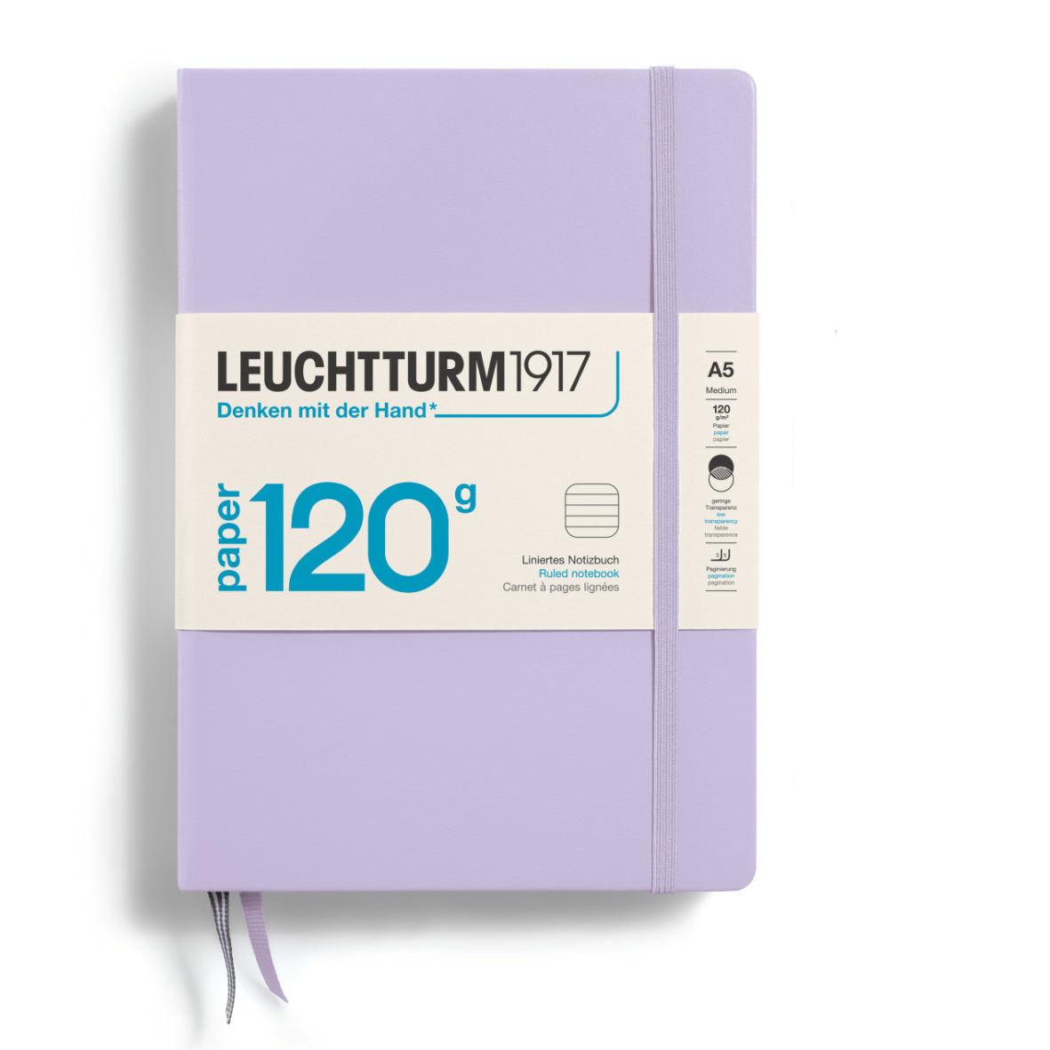 LEUCHTTURM1917 RULED NOTEBOOK EDITION 120 A5(203 Pages)-LILAC