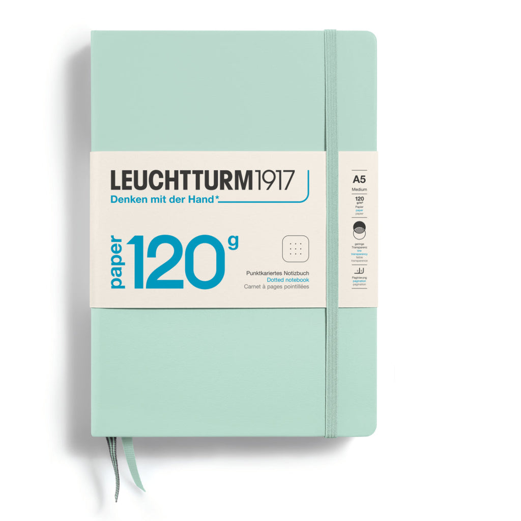 LEUCHTTURM1917 DOTTED NOTEBOOK EDITION 120 A5(203 Pages)-MINT GREEN