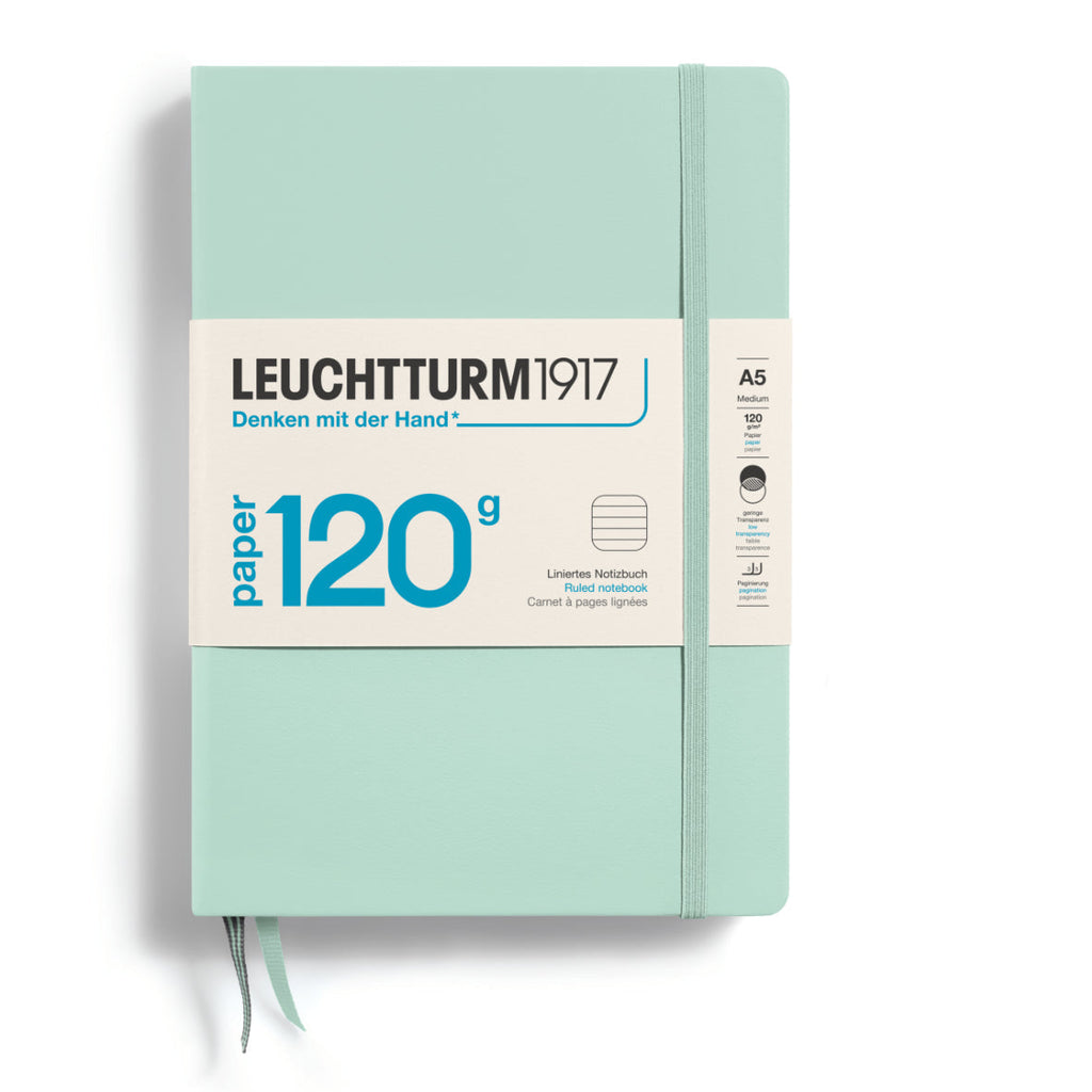 LEUCHTTURM1917 RULED NOTEBOOK EDITION 120 A5(203 Pages)-MINT GREEN