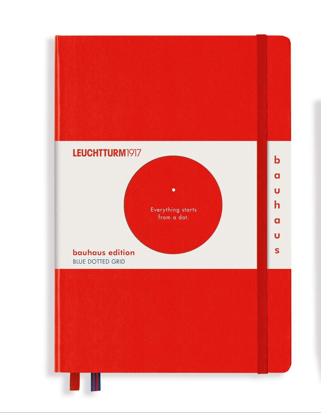 LEUCHTTURM1917 DOTTED NOTEBOOK-BAUHAUS ED A5(251) - RED