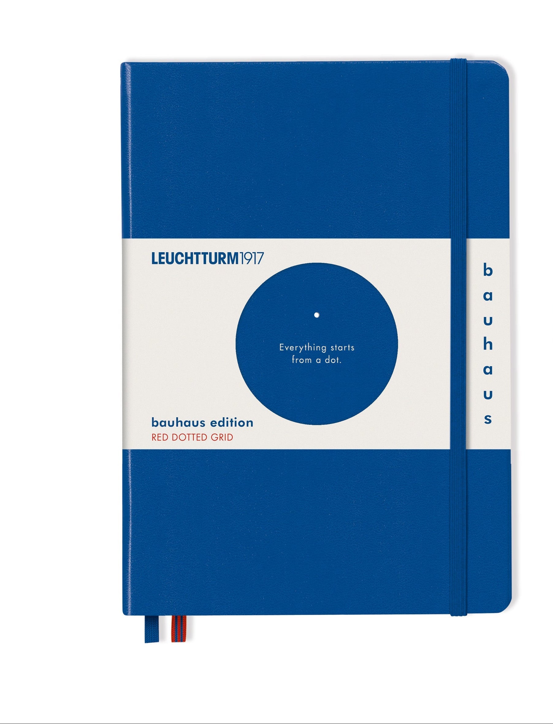 LEUCHTTURM1917 DOTTED NOTEBOOK-BAUHAUS ED A5(251) - ROYAL BLUE