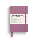 LEUCHTTURM1917 RULED NOTEBOOK  A5 (411 Pages)-DUSTY ROSE