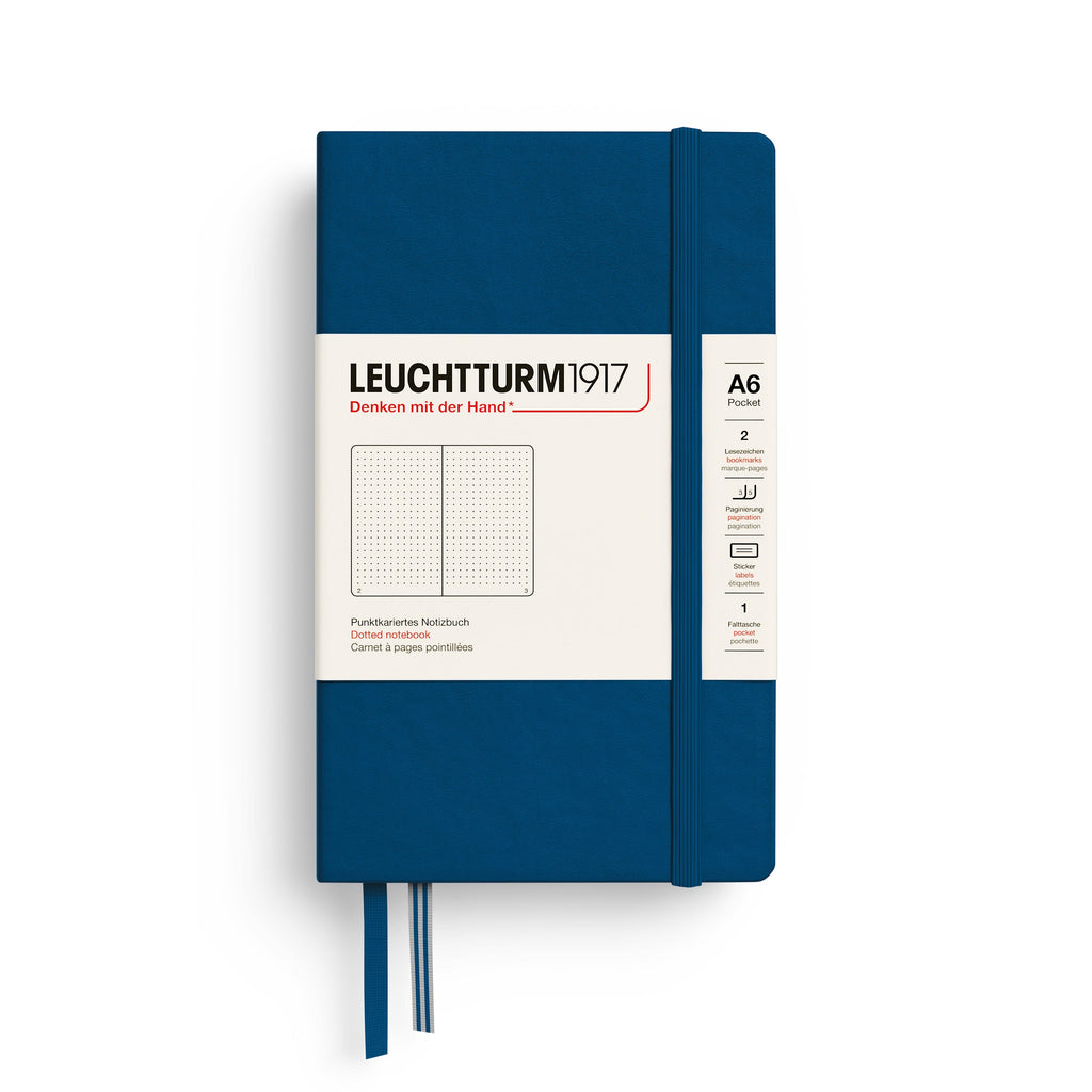 LEUCHTTURM1917 DOTTED NOTEBOOK A6 (187 Pages)-INDIGO