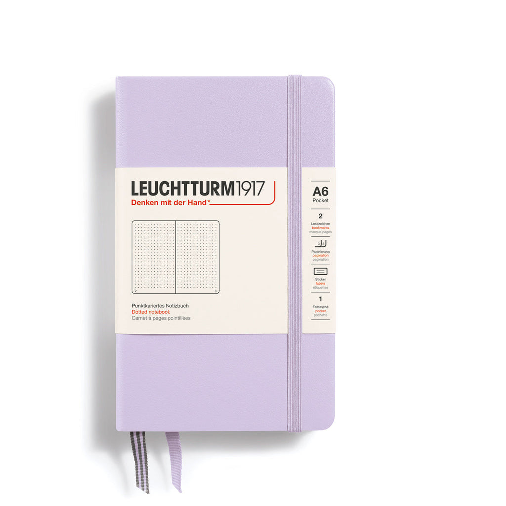 LEUCHTTURM1917 DOTTED NOTEBOOK A6 (187 Pages)-LILAC