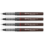 Rotring Tikky Graphic Fineliner Black 0.5mm – (Set of 4)