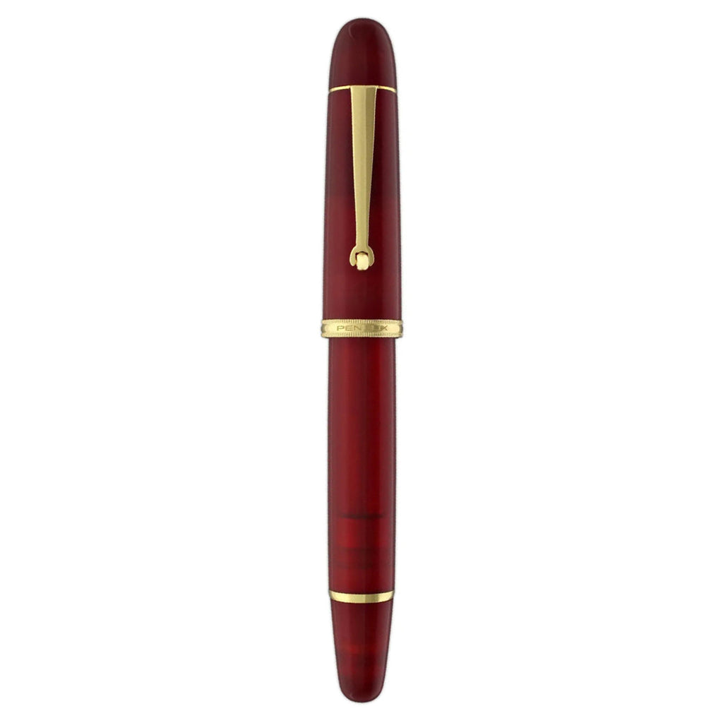 Penlux | Masterpiece Grande | Fountain Pen | Daybreak | Red | Piston Filling