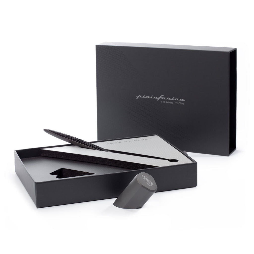 Pininfarina | Cambiano Transitions | Titanium Ethergraf Tip | Inclined Desk Stand