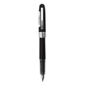 Platinum | Fountain Pen | Plaisir | Stainless Steel | Matt Black Barrel