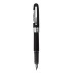 Platinum | Fountain Pen | Plaisir | Stainless Steel | Matt Black Barrel