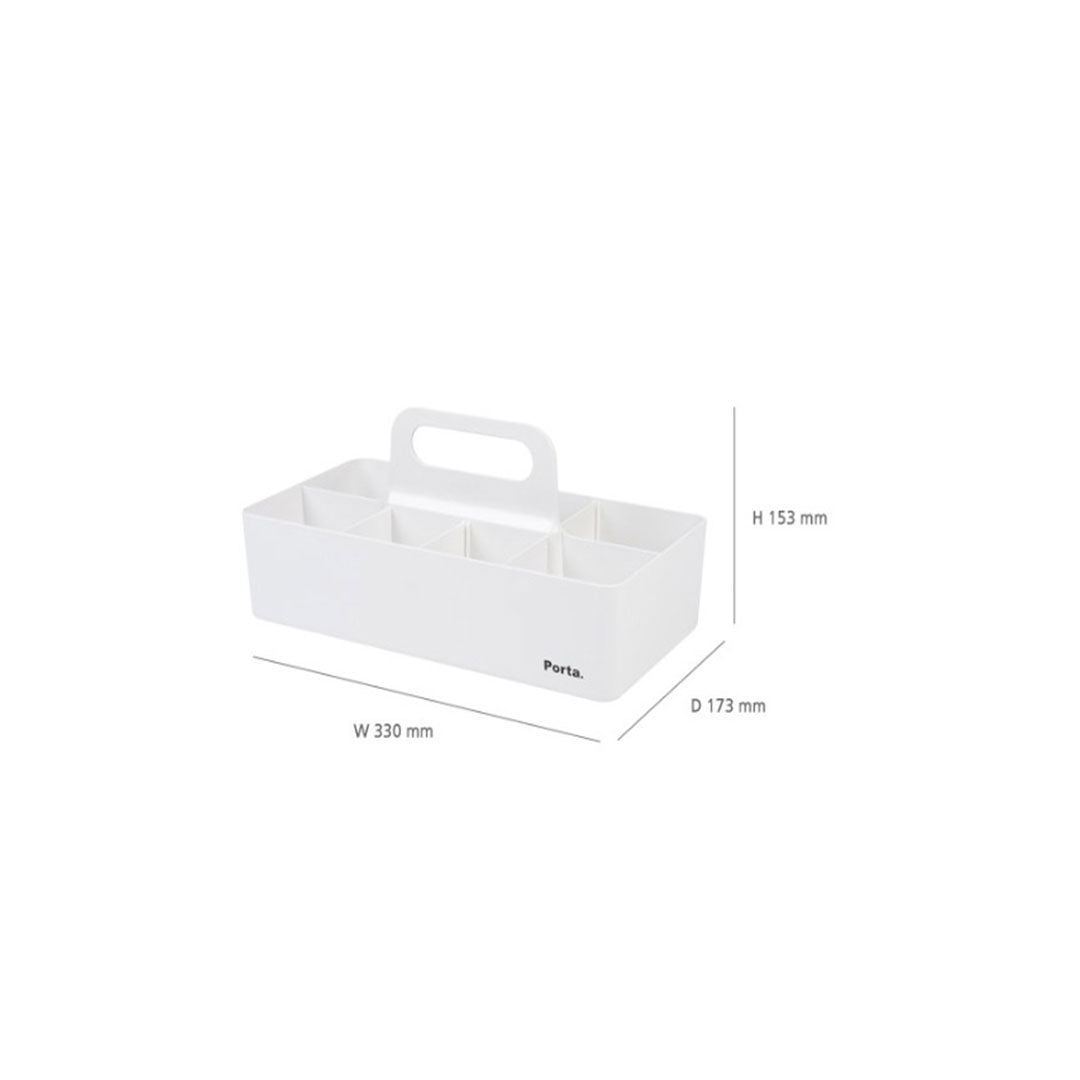 Litem | Portable | Stackable | Porta Organizer | Yellow |For Office Home & Kitchen