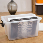 Litem | Multi Utility Storage  Box |Organizer  | 17 litres | Orange | Living Box | For Office Home & Kitchen