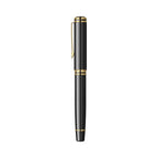 Scrikss Fortune Series Roller Ball Pen - Black GT in White Background