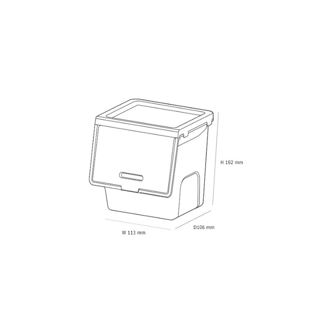 Litem | Multi Utility Storage  Box |Organizer  | Mint | Roomax Cube Plus | For Office & Home