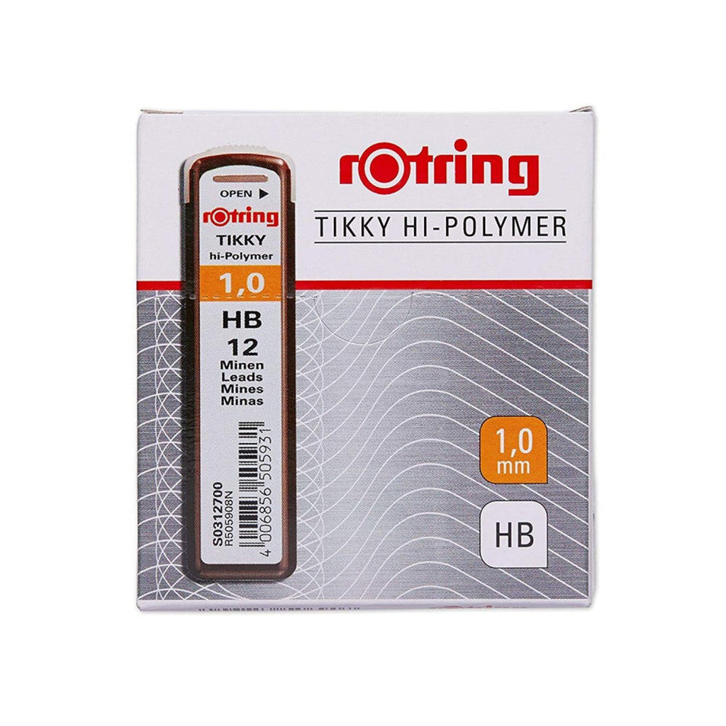 Rotring Tikky 1.0mm HB Replacement Leads - Pack of 10