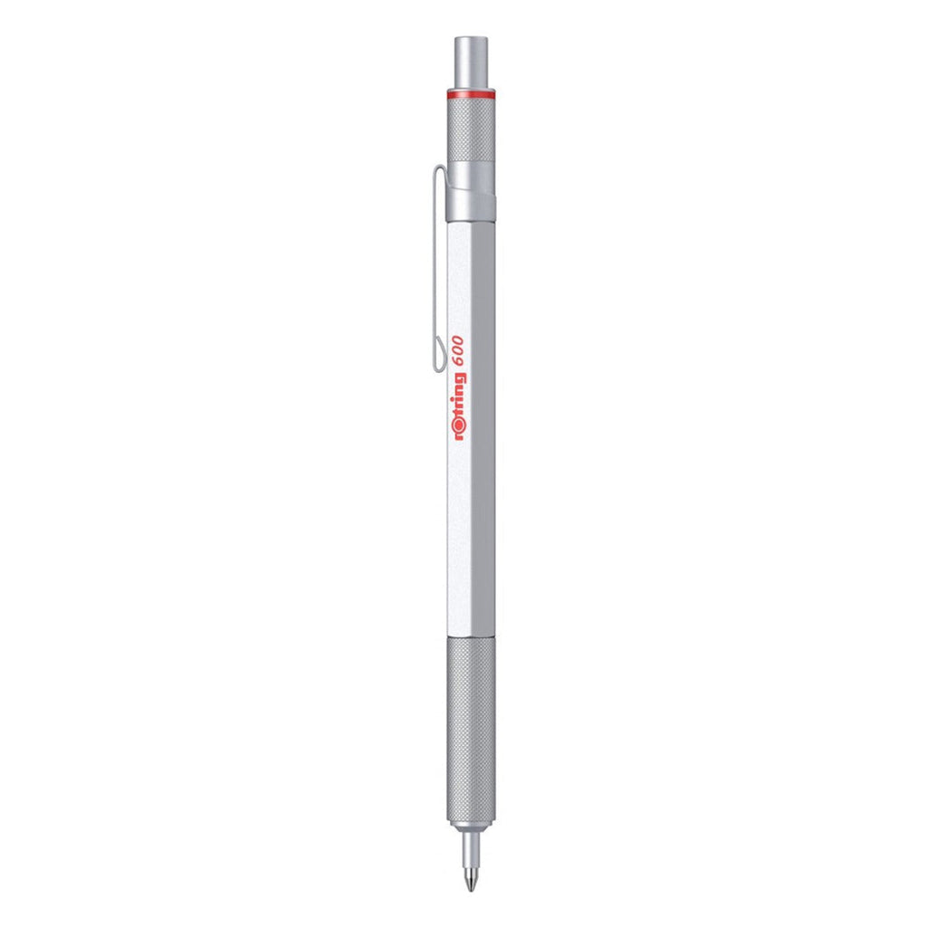Rotring 600 Medium Point Ballpoint Pen in Silver