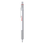 Rotring 600 Medium Point Ballpoint Pen in Silver
