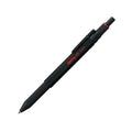 Rotring 600 3-in-1 Multi Pen and Mechanical Pencil in Black on a white background