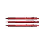 3 Rotring 600 Medium Point Ballpoint Pen in Red