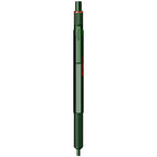 Rotring | 600 Series | Green 1.0mm Ball Pen | Metal Body | Non-Slip | Metal Knurled Grip
