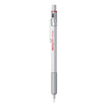 Rotring 600 Mechanical Pencil 0.5mm in Silver on a white background