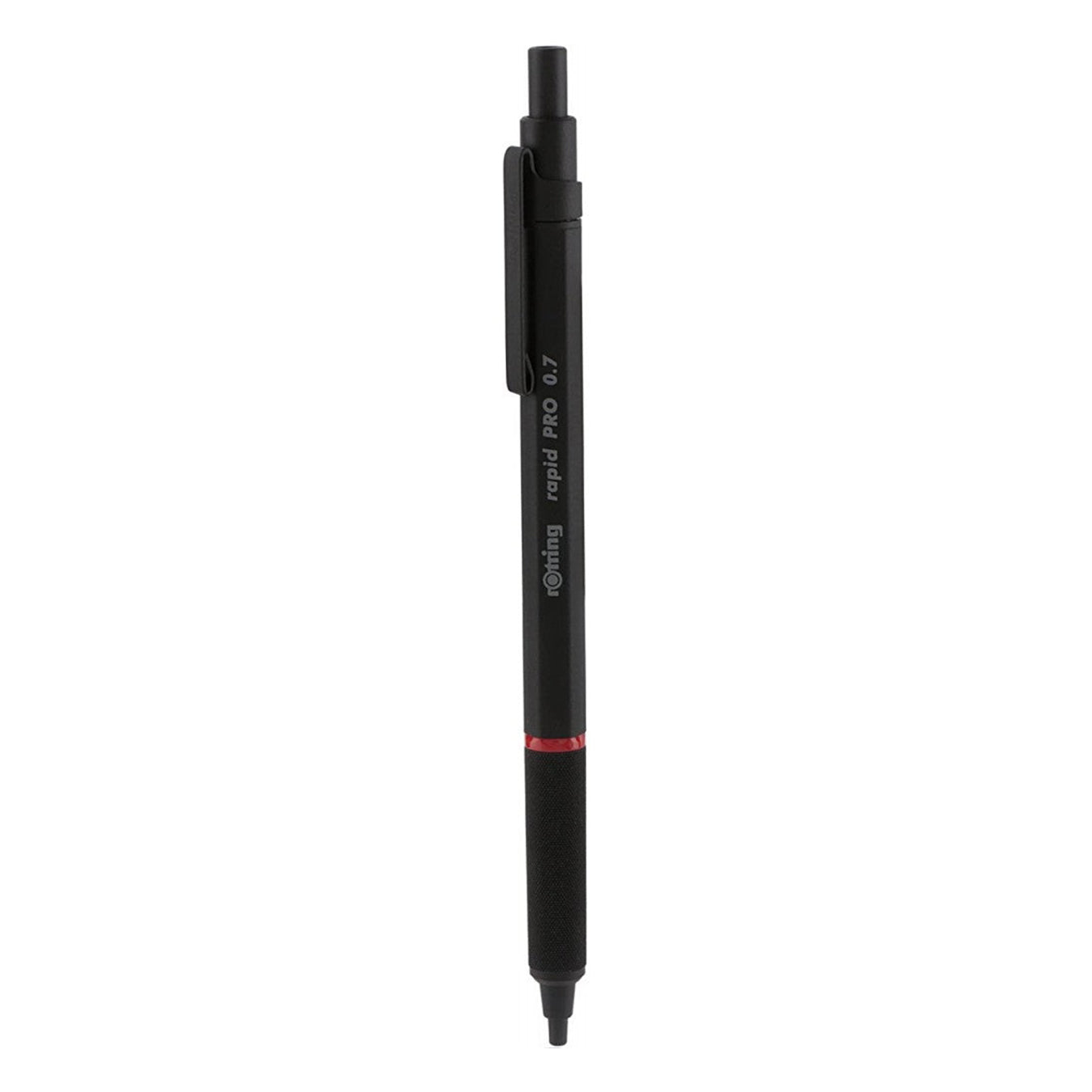 Rotring Rapid Pro 0.7mm Mechanical Pencil in Black on a white background