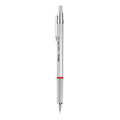 Rotring Rapid Pro 0.5mm Mechanical Pencil in Silver on a white background