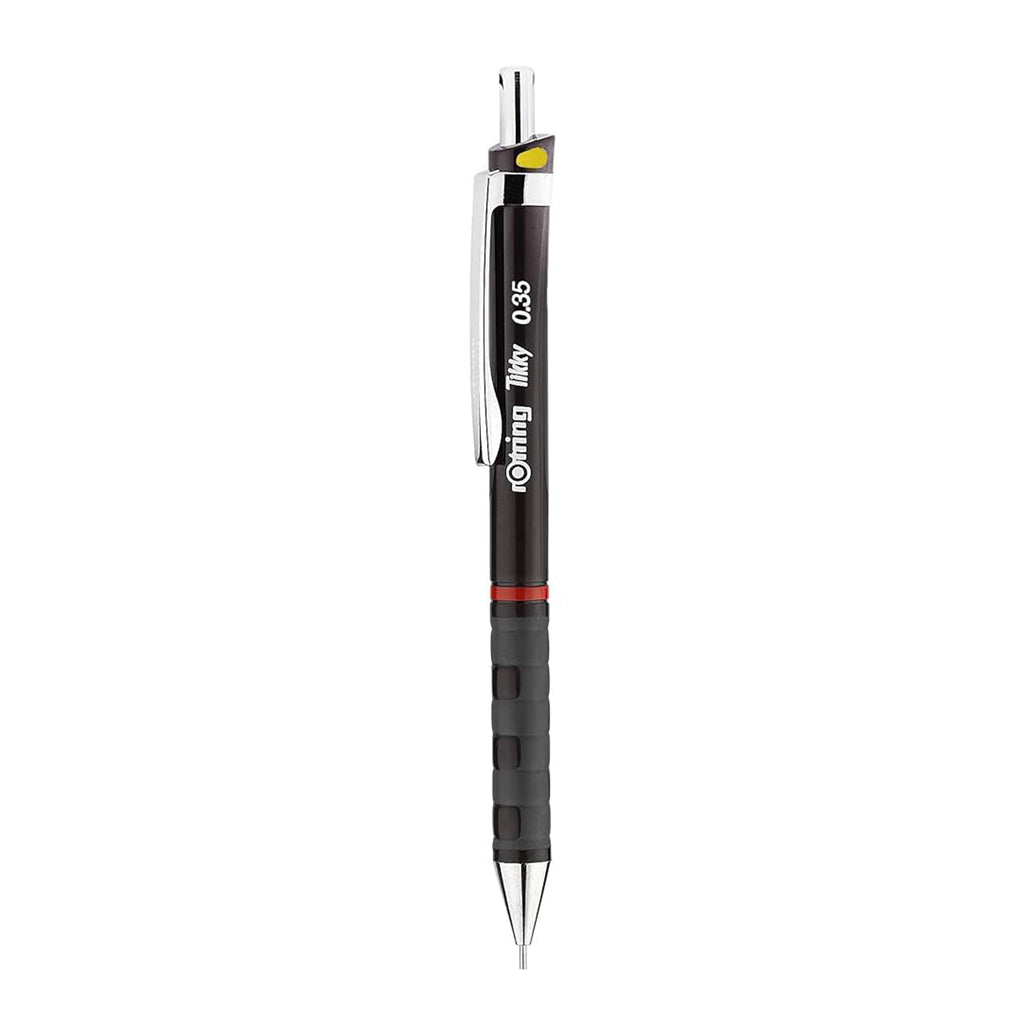 Rotring Tikky 0.35mm Mechanical Pencil in Black on a white background