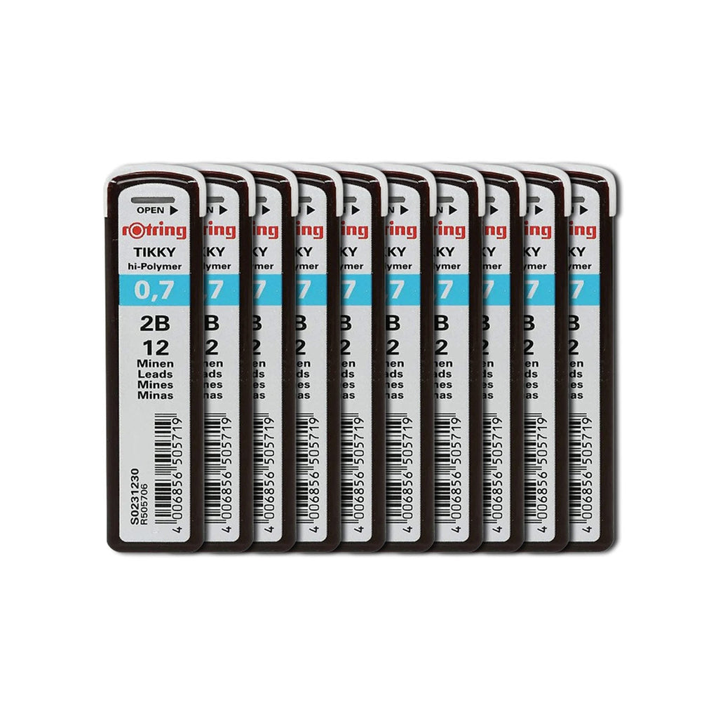 Rotring Tikky 0.7mm 2B Leads – Pack of 10