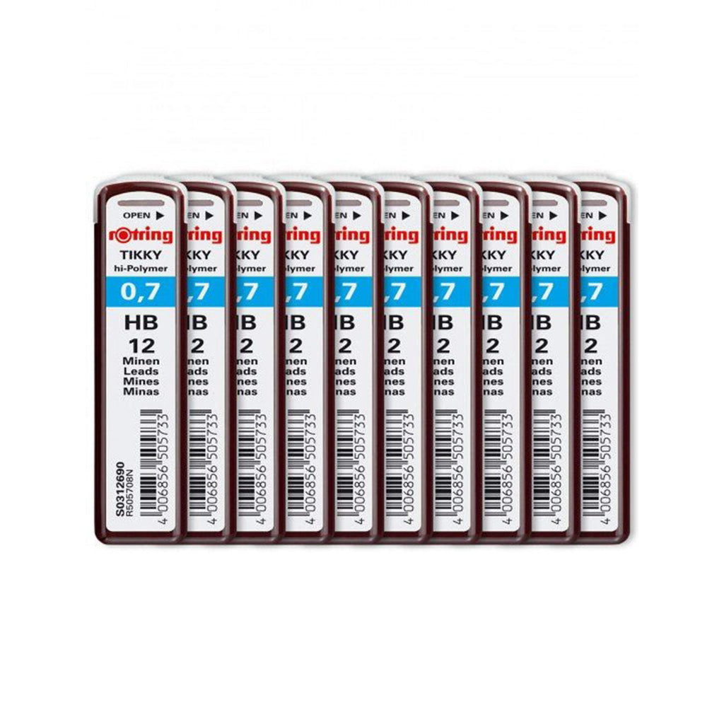 Rotring Tikky 0.7mm HB Leads – Pack of 10
