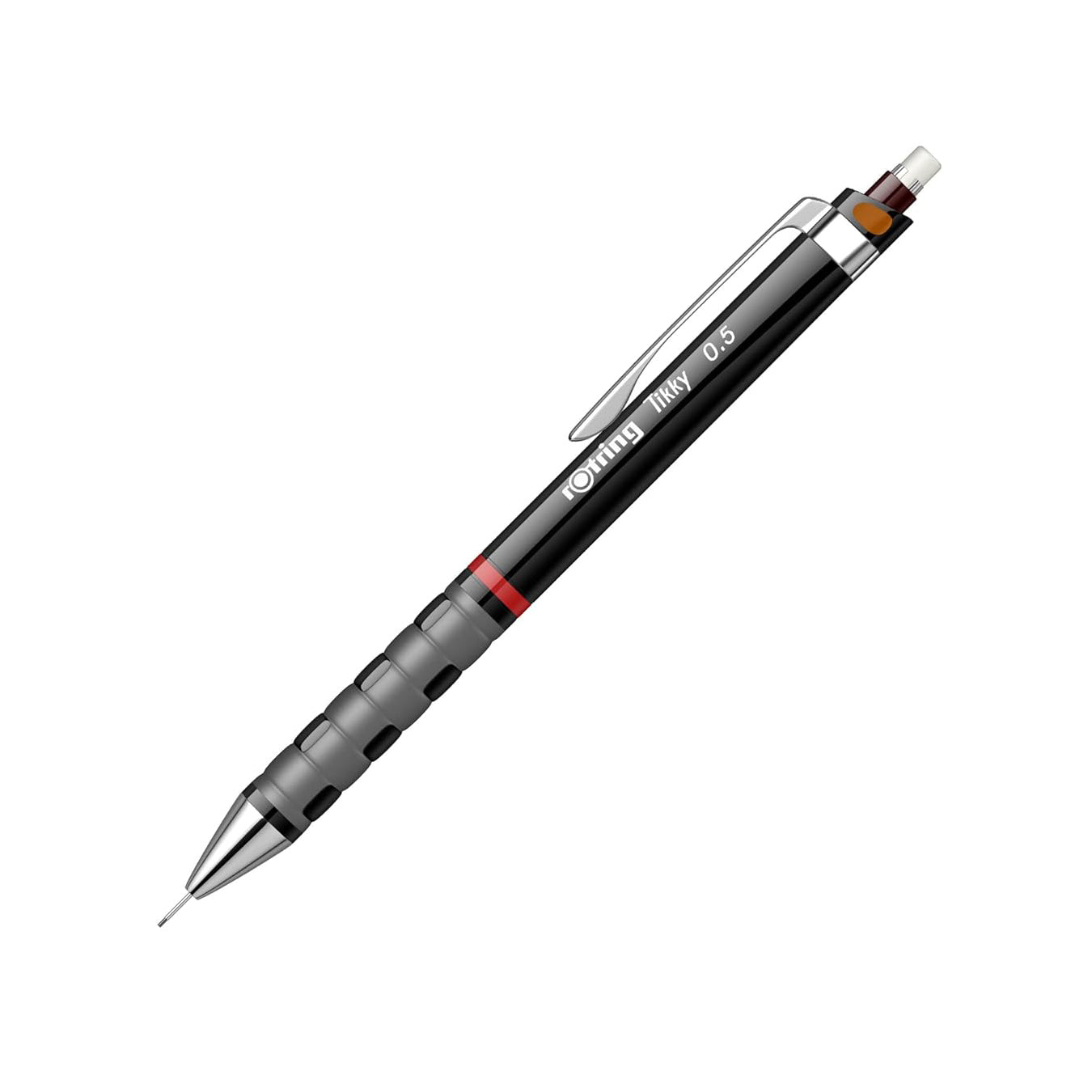 Rotring Tikky 0.5mm Mechanical Pencil in Black Barrel on a white background