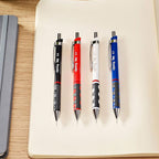 Rotring Tikky 0.5mm Mechanical Pencil in 4 colours on a white background