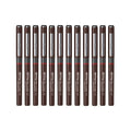 Rotring Tikky Graphic Fineliner 0.1mm Black (Pack of 12)