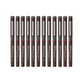 Rotring Tikky Graphic Fineliner 0.5mm - Black (Pack of 12) on a white background